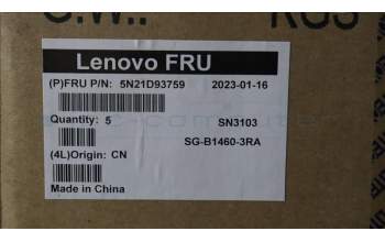 Lenovo 5N21D93759 Keyboard Internal, Ukraine, Black, Non-Backlight, w/Number, US