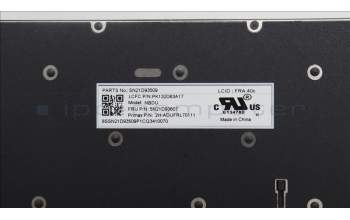 Lenovo 5N21D93807 NB_KYB CS22 NM TOP,BK-NBL,PMX,FRA