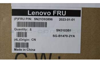 Lenovo 5N21D93896 Keyboard Internal, Slovenian, Backlight, w/Number, UK