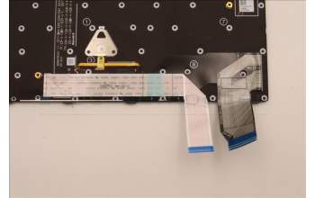 Lenovo 5N21H76838 Keyboard Internal, Portuguese, Black, Backlight, UK