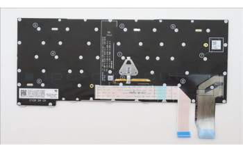 Lenovo 5N21H76908 Keyboard Internal, Slovenian, Grey, Backlight, UK