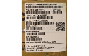 Lenovo 5N21H76912 Interne Tastatur, Deutsch (Schweiz), Grau, Hintergrundbeleuchtung