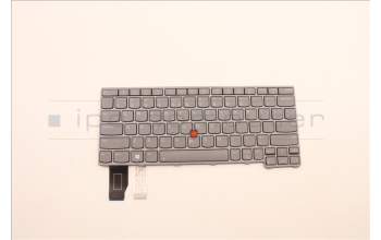 Lenovo 5N21H76918 Interne Tastatur, Englisch (US, Euro), Grau, Hintergrundbeleuchtung