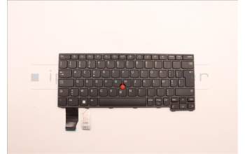 Lenovo 5N21H76954 Interne Tastatur, Belgisch, Nicht_beleuchtet, Schwarz