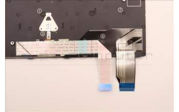 Lenovo 5N21H76954 Interne Tastatur, Belgisch, Nicht_beleuchtet, Schwarz