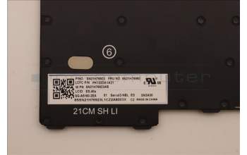 Lenovo 5N21H76960 Interne Tastatur, Spanisch, Nicht_beleuchtet, Schwarz