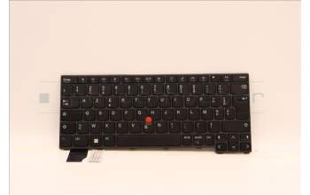Lenovo 5N21H76962 Interne Tastatur, Französisch, Schwarz, Nicht_beleuchtet