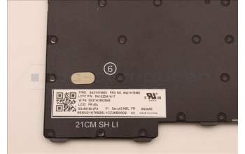 Lenovo 5N21H76962 Interne Tastatur, Französisch, Schwarz, Nicht_beleuchtet