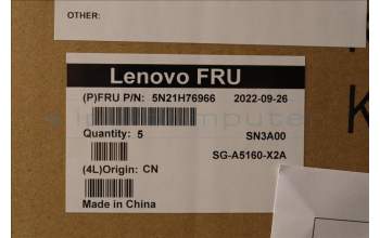 Lenovo 5N21H76966 Interne Tastatur, Griechisch, Schwarz, Nicht_beleuchtet