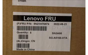 Lenovo 5N21H76974 Interne Tastatur, Hebräisch, Schwarz, Nicht_beleuchtet
