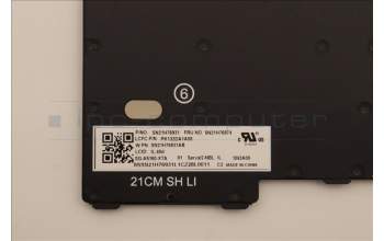 Lenovo 5N21H76974 Interne Tastatur, Hebräisch, Schwarz, Nicht_beleuchtet