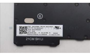 Lenovo 5N21H76978 Interne Tastatur, Isländisch, Schwarz, Nicht_beleuchtet