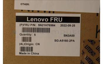 Lenovo 5N21H76984 Keyboard Internal, Portuguese, Black, Non-Backlight, UK