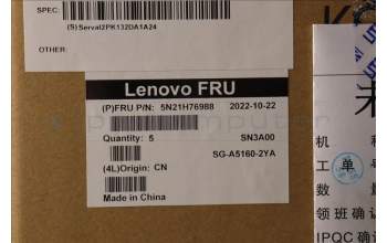 Lenovo 5N21H76988 Interne Tastatur, Slowenisch, Schwarz, Nicht_beleuchtet