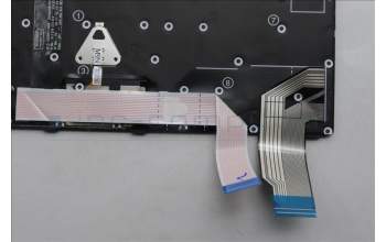 Lenovo 5N21H77056 Keyboard Internal, Norwegian, Backlight, Black, UK