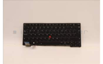 Lenovo 5N21H77058 Keyboard Internal, Portuguese, Black, Backlight, UK
