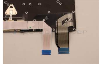 Lenovo 5N21H77058 Keyboard Internal, Portuguese, Black, Backlight, UK