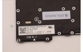 Lenovo 5N21H77085 Keyboard Internal, Thai, Black, Backlight, US