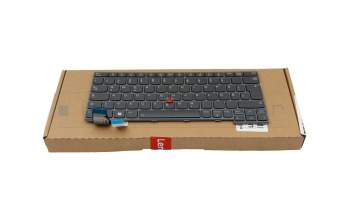 5N21H77265 Original Lenovo Tastatur DE (deutsch) grau mit Backlight und Mouse-Stick