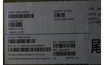 Lenovo 5N21K05020 Keyboard Internal, Italian, BackLight, UK