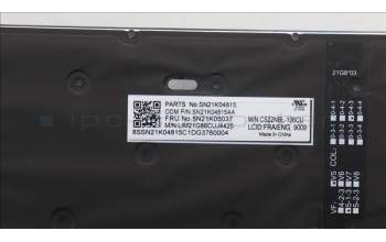 Lenovo 5N21K05037 NB_KYB CS23 NM TOP,BK-BL,CHY,FRA/ENG