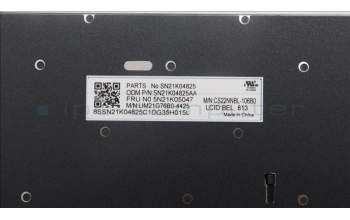 Lenovo 5N21K05047 NB_KYB CS23 NM TOP,BK-NBL,CHY,BEL