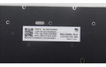 Lenovo 5N21K05066 Keyboard Internal, US English Euro, Non-BackLight, US