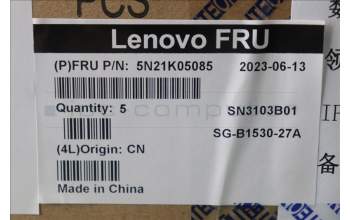 Lenovo 5N21K05085 Keyboard Internal, Bulgarian, BackLight, UK