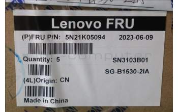 LENOVO 5N21K05094 Keyb T16/P16s/P16v G1/G2 /L15 G3/G4 IT - BL