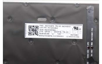 Lenovo 5N21K05101 Keyboard Internal, Turkish, BackLight, UK
