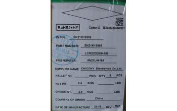 Lenovo 5N21L44181 Keyboard Internal, Italian, Black, Non-Backlight, UK