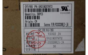 Lenovo 5N21M37972 NB_KYB 4C4TT50B-BK-SRX-JPN