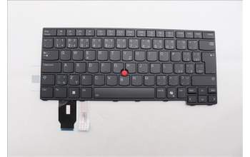 Lenovo 5N21M37999 Keyboard Internal, Czech/Slovak, Black, Backlight, UK
