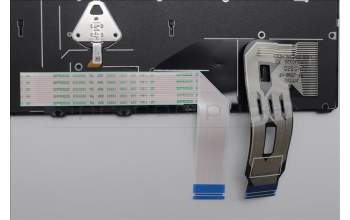 Lenovo 5N21M38452 Keyboard Internal, Spanish LA, Black, Non-Backlight, UK