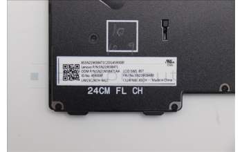 Lenovo 5N21M38489 Keyboard Internal, Swiss, Black, Non-Backlight, UK