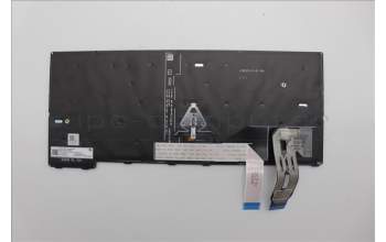 Lenovo 5N21M38556 Keyboard Internal, Norwegian, Black, Backlight, UK