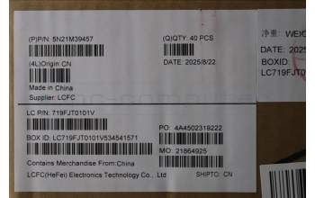 Lenovo 5N21M39457 NB_KYB 4C6TT50N-BK-PMX-ENG