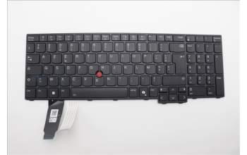 Lenovo 5N21M40173 Keyboard Internal, French, Black, Backlight, w/Number, US