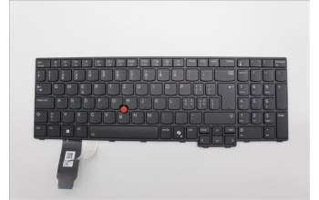 Lenovo 5N21M40197 Keyboard Internal, Swiss, Black, Backlight, w/Number, UK