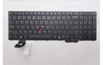 Lenovo 5N21Q49815 Keyboard Internal, US English Euro, Black, Non_Backlight, w/Number