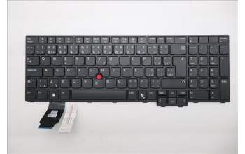 Lenovo 5N21Q49824 Keyboard Internal, Czech/Slovak, Black, Non_Backlight, w/Number