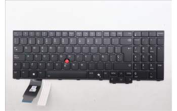 Lenovo 5N21Q49836 Keyboard Internal, Spanish, Black, Backlight, w/Number