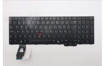 Lenovo 5N21Q49844 Interne Tastatur, Norwegisch, schwarz, Hintergrundbeleuchtung, mit Ziffernblock