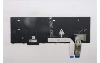 Lenovo 5N21Q49844 Interne Tastatur, Norwegisch, schwarz, Hintergrundbeleuchtung, mit Ziffernblock