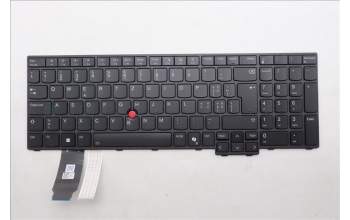 Lenovo 5N21Q49849 Keyboard Internal, Swiss, Black, Backlight, w/Number
