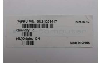 Lenovo 5N21Q56417 Interne Tastatur, Deutsch, schwarz, Ohne_Hintergrundbeleuchtung