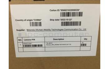 Lenovo 5S58C21944 TB-J607Z Rcover_WH_KDDI&*7601AA001247 CS