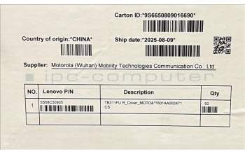 Lenovo 5S58C30925 TB311FU R_Cover_MOTO&*7601AA002471 CS
