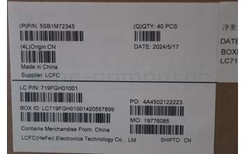 Lenovo 5SB1M72345 FRU SPK TPE14G6 2509 Veco