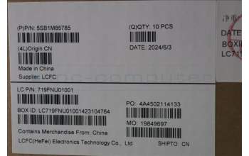 Lenovo 5SB1M85785 CS24 SPK,P16s,3209T30E,LS